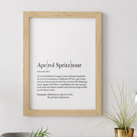 Definition Aperol Spritztour - Poster