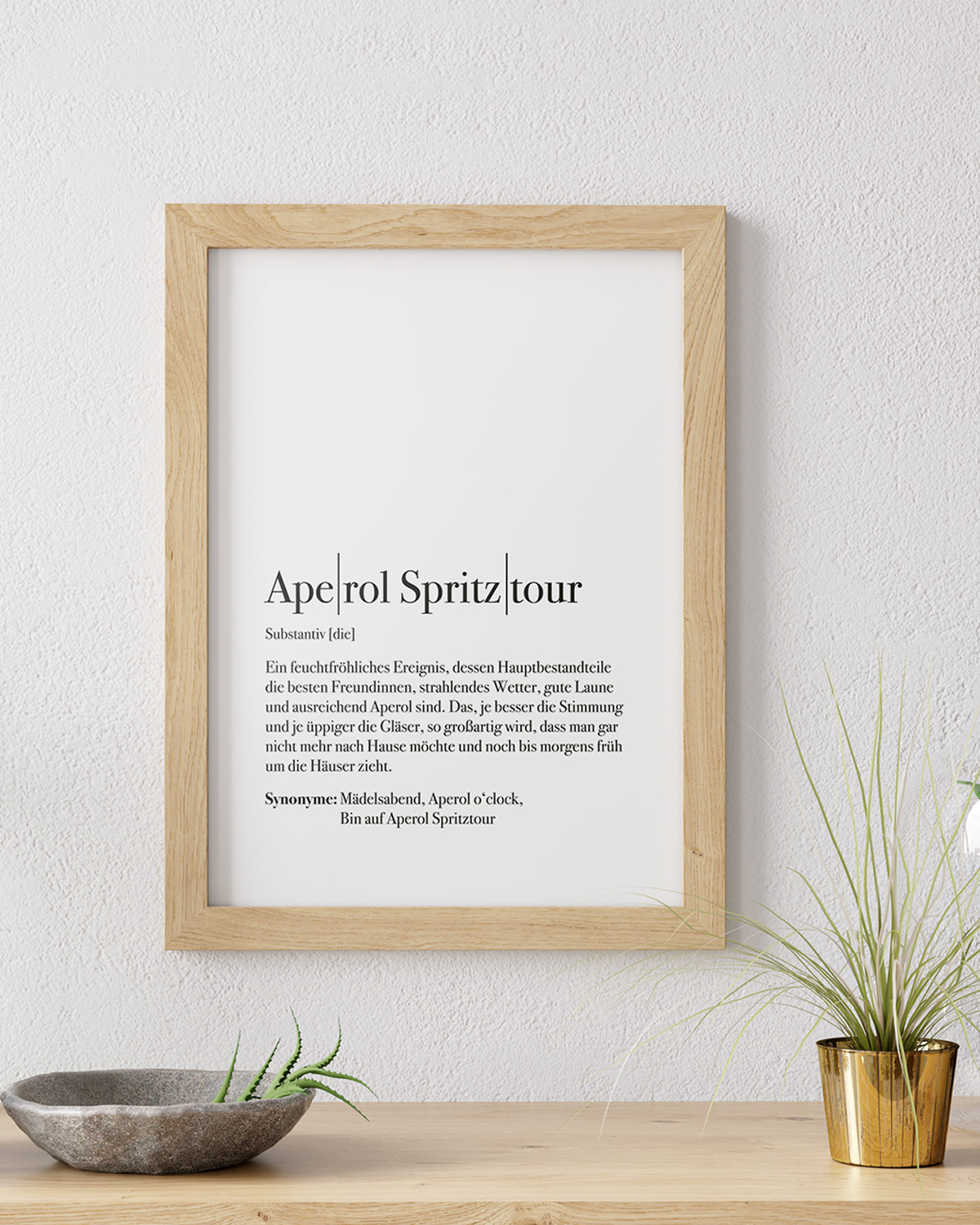 Definition Aperol Spritztour - Poster Poster Lieblingsmensch®