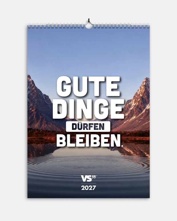 Best of VS - Monatswandkalender 2027 - A3 Kalender Visual Statements®