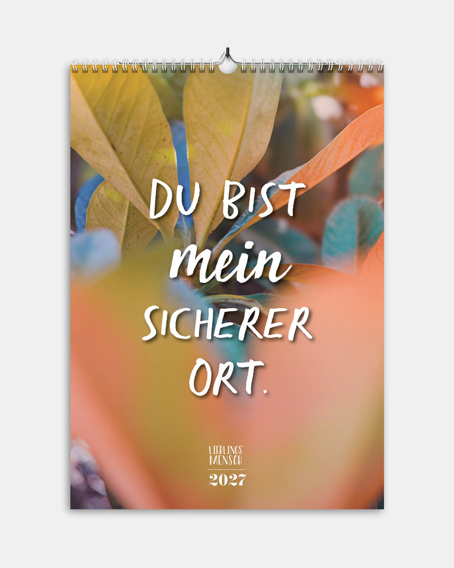 Best of Lieblingsmensch - Wochenwandkalender 2027 - A3 Kalender Lieblingsmensch®