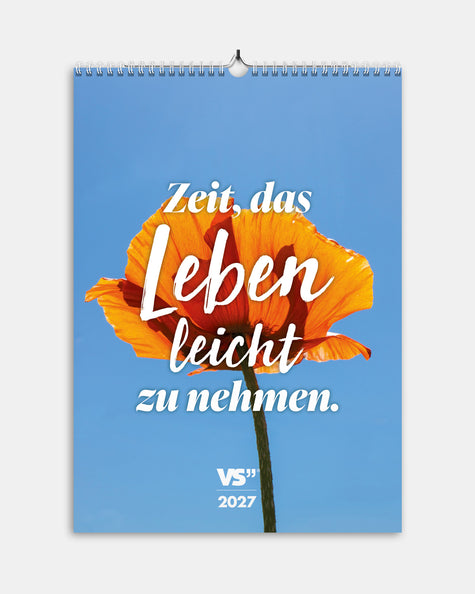Best of VS - Wochenwandkalender 2027 - A4 Kalender Visual Statements®