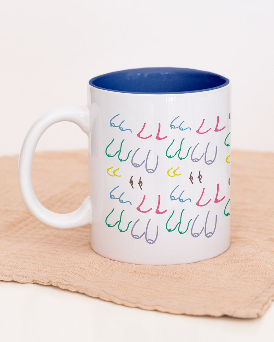 Boobies - Tasse Dunkelblau Tasse Female Power