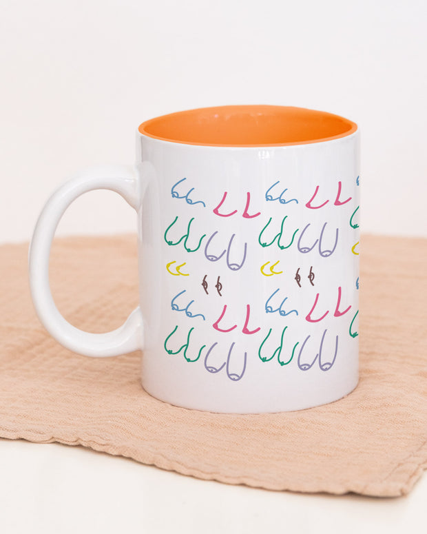 Boobies - Tasse Orange Tasse Female Power