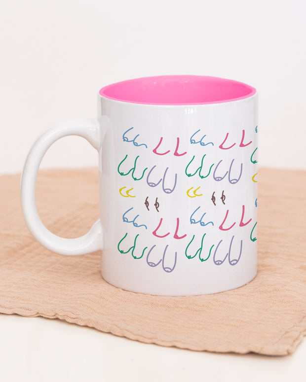 Boobies - Tasse Pink Tasse Female Power