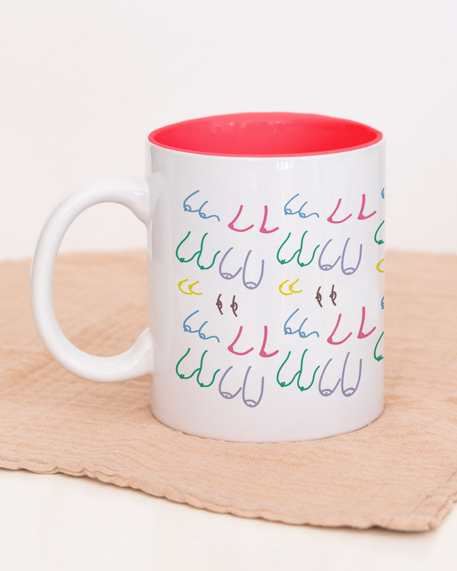 Boobies - Tasse Rot Tasse Female Power