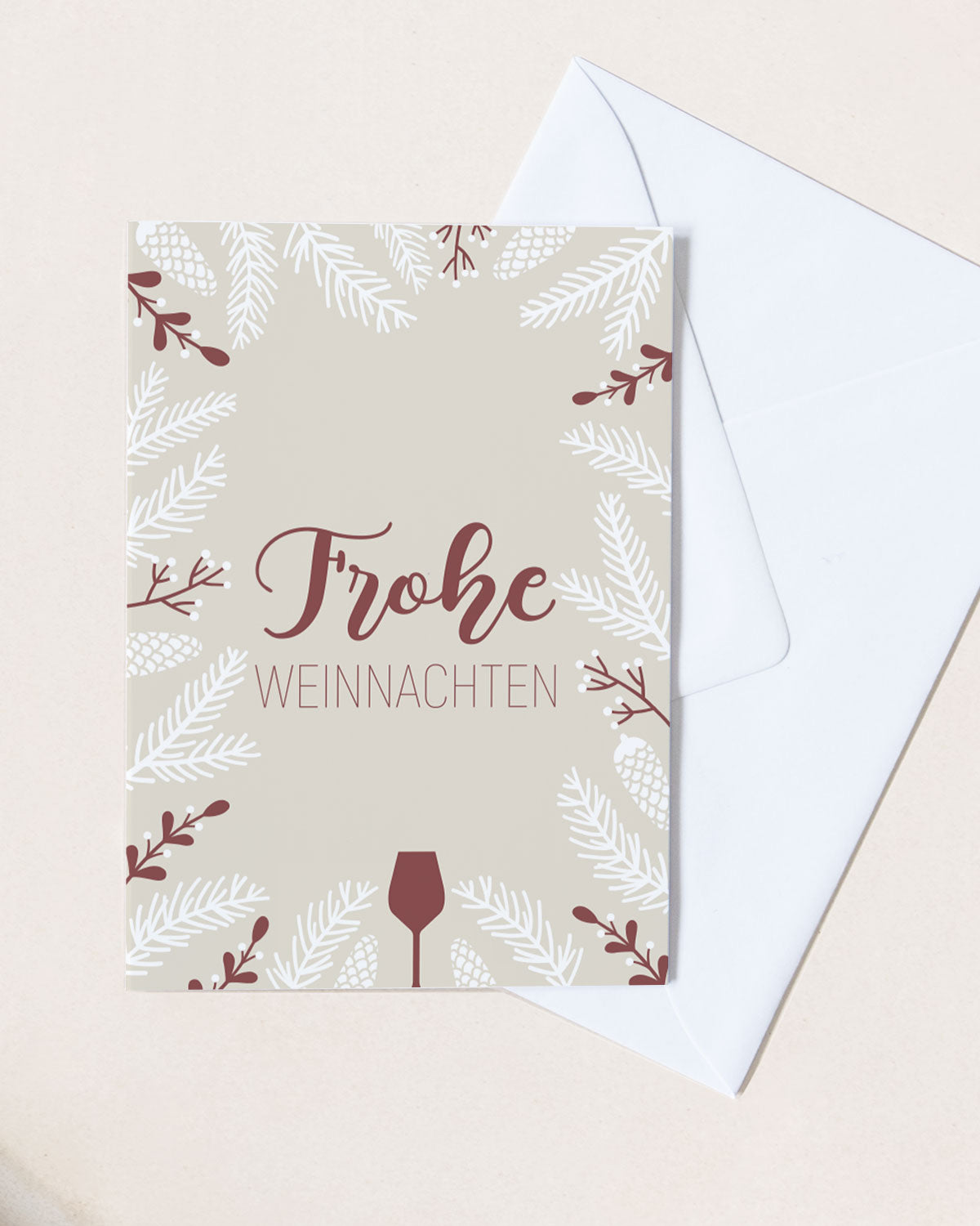 Frohe Weihnachten - Grußkarte Grußkarte Herweinspaziert
