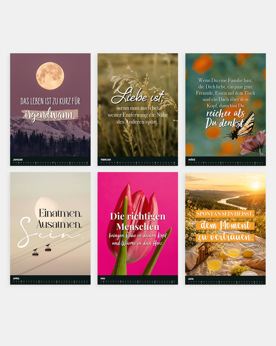 Best of Lieblingsmensch - Monatswandkalender 2027 - A3 Kalender Lieblingsmensch®