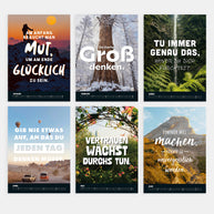 Motivation - Monatstischkalender 2027 - A5 Kalender Visual Statements®