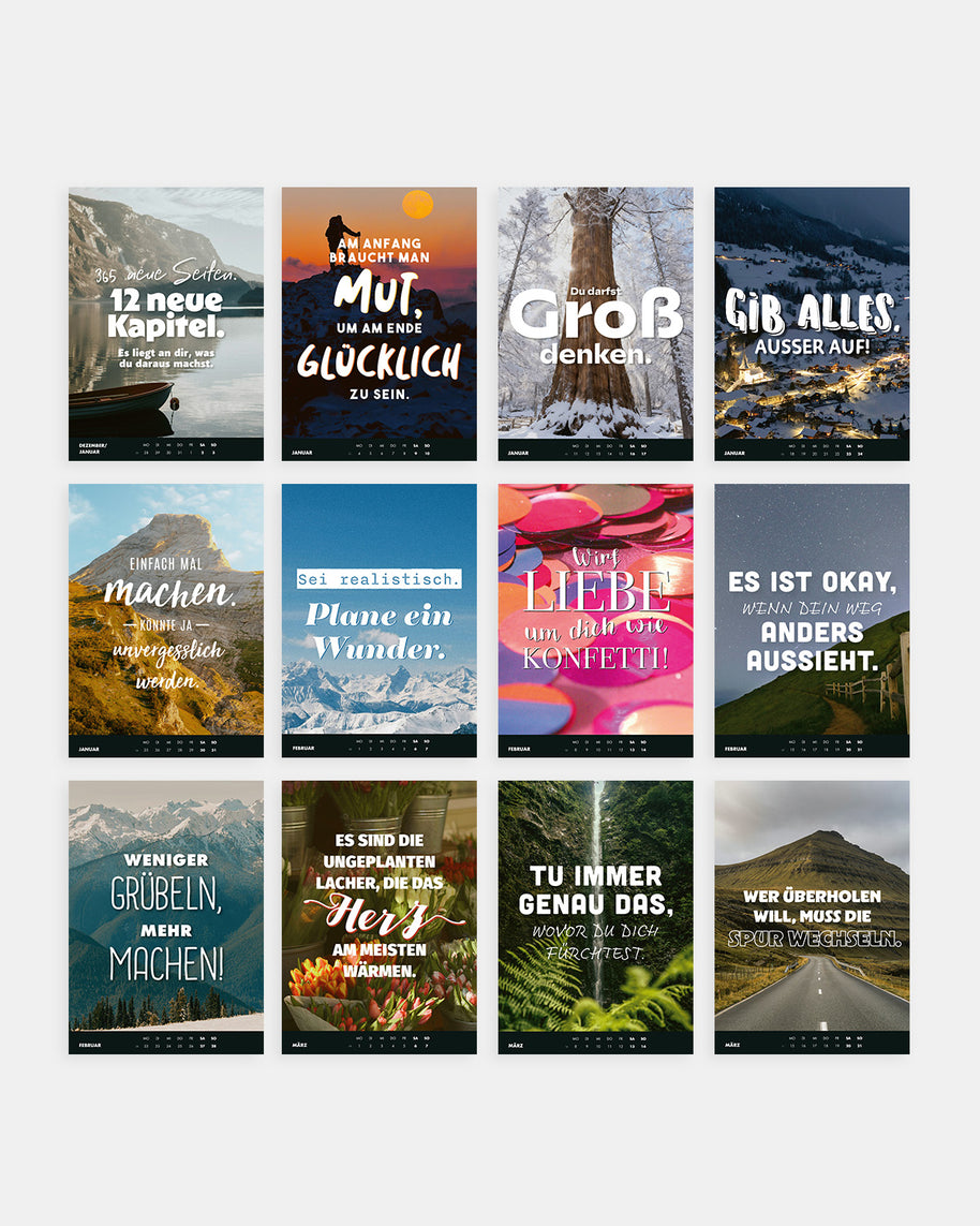 Best of VS - Wochentischkalender 2027 - A5 Kalender Visual Statements®