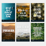 Motivation - Monatstischkalender 2027 - A5 Kalender Visual Statements®