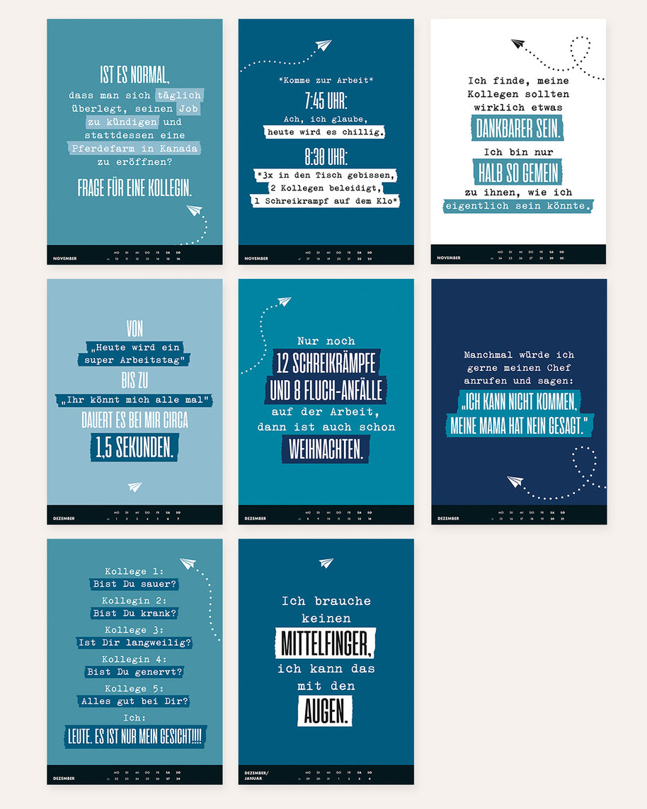 Best of LK - Wochentischkalender 2027 - A5 Kalender Lieblingskollegen®