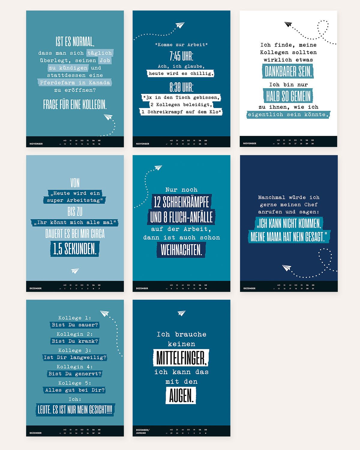 Best of LK - Wochentischkalender 2027 - A5 Kalender Lieblingskollegen®