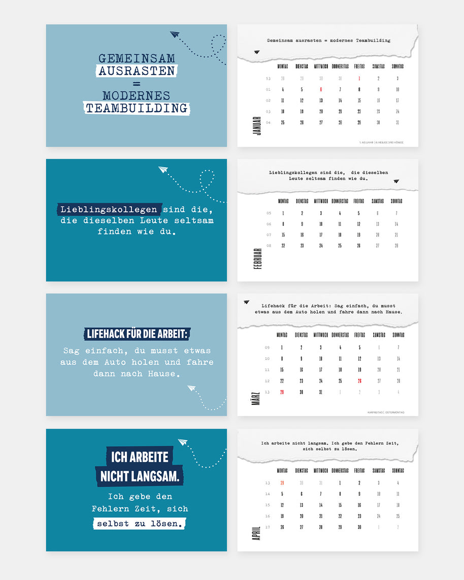 Best of LK - Monatstischkalender 2027 Kalender Lieblingskollegen®