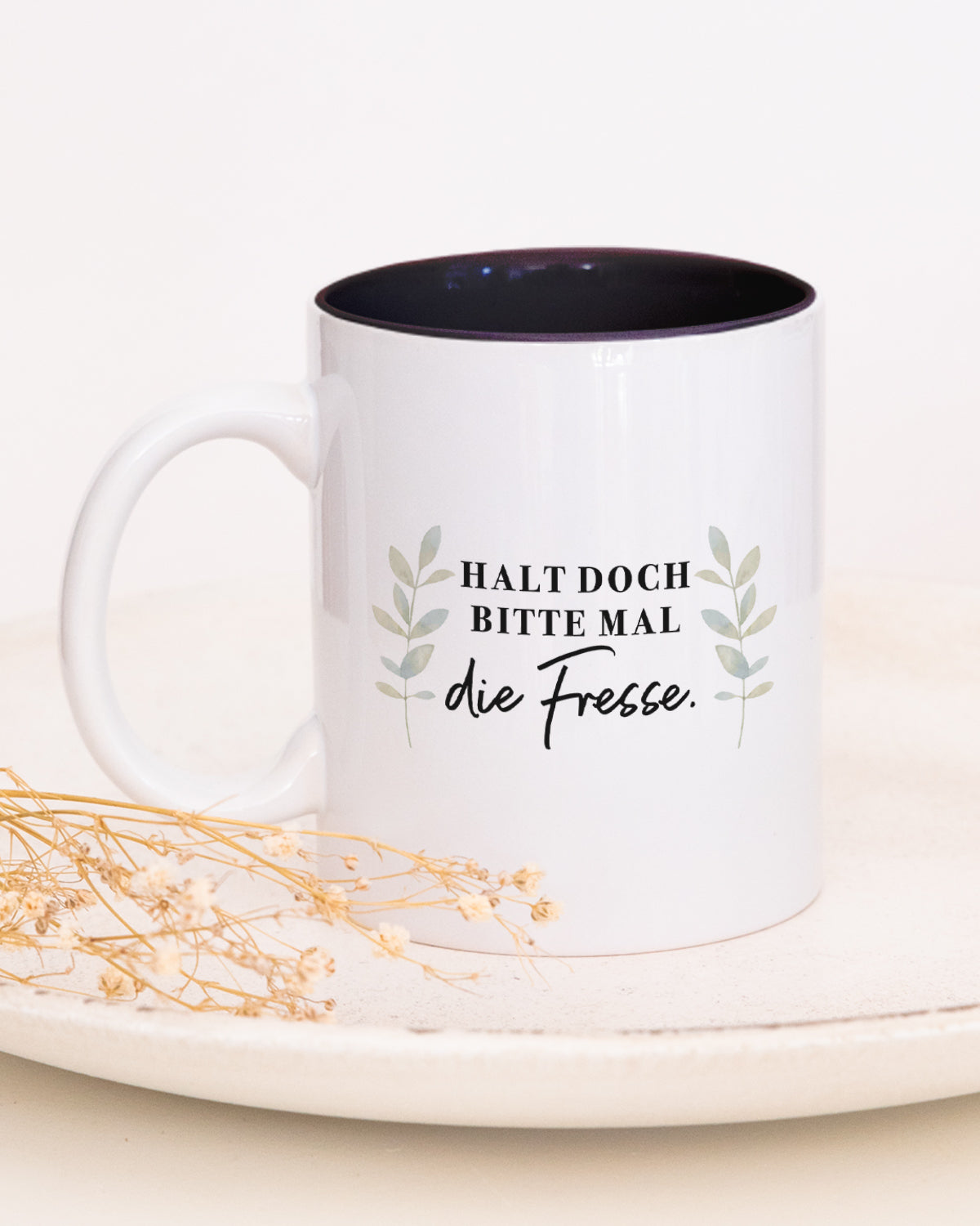 Fresse - Tasse Schwarz Tasse Visual Statements®