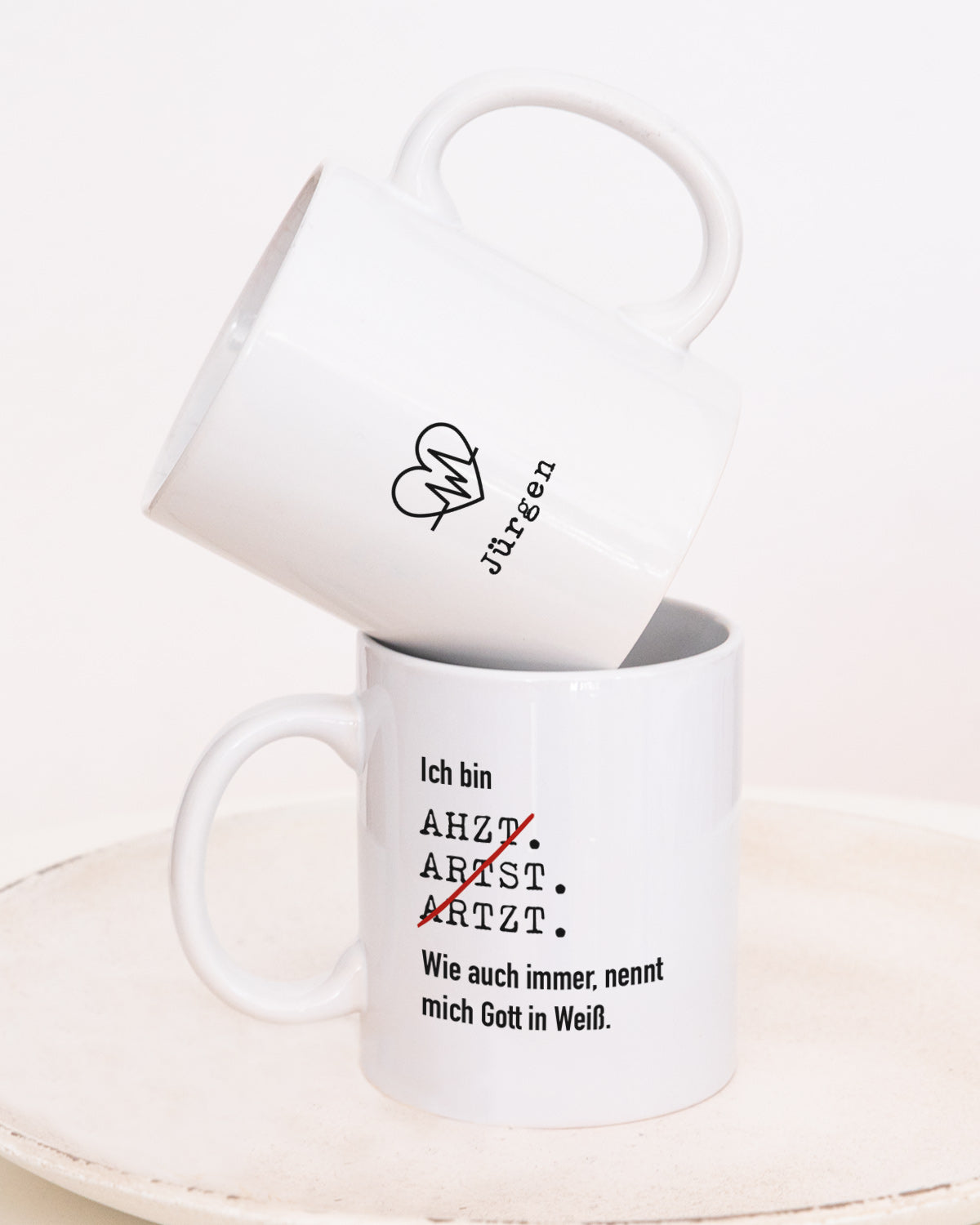 Ich bin Arzt/Ärztin - Tasse Arzt Weiß Lieblingskollegen®