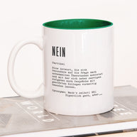 Definition Nein - Tasse