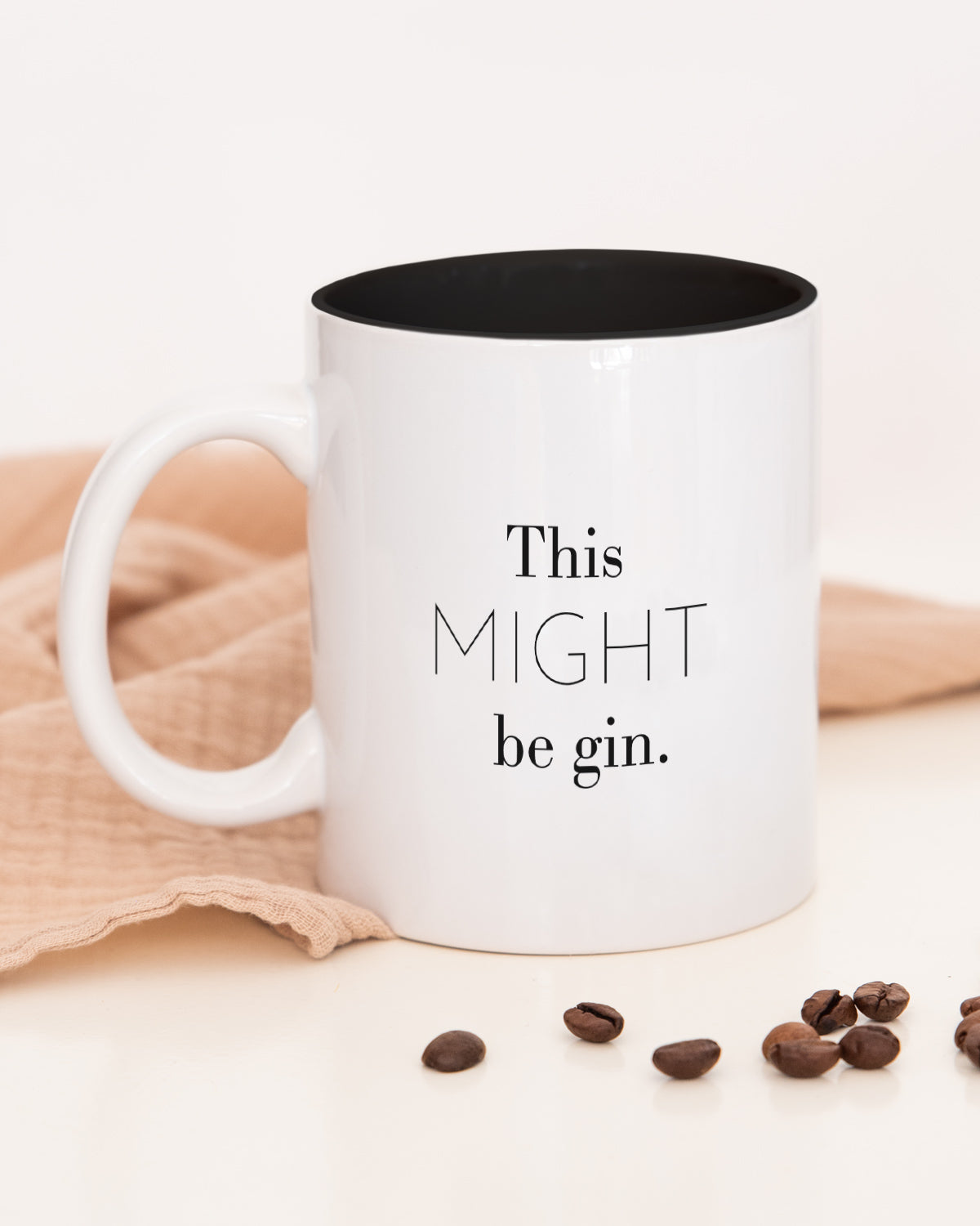This might be Gin - Tasse Schwarz Tasse Visual Statements®
