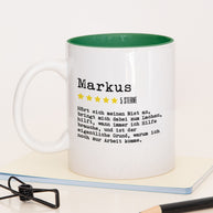 Bewertung Mitarbeiter - Tasse