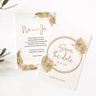 Boho - Save the Date - Einladungskarte Grußkarte Lieblingsmensch®