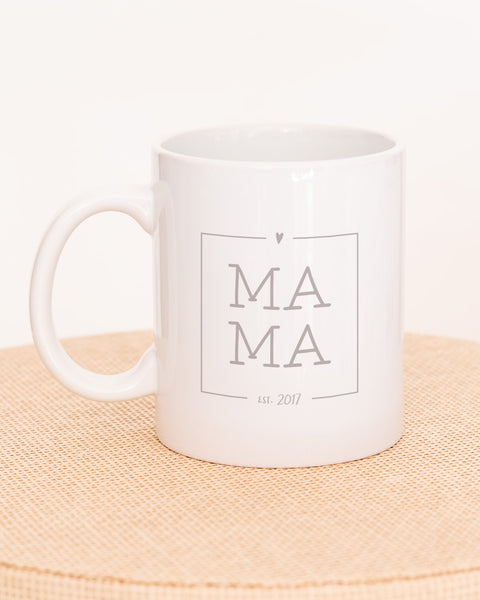 Mama est - Lalelove Tasse Weiß Tasse Lieblingsmensch®