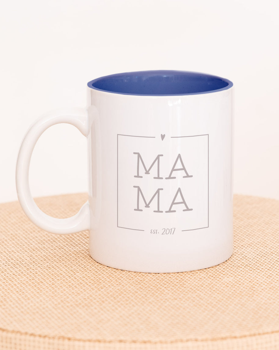 Mama est - Lalelove Tasse Dunkelblau Tasse lalelove