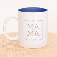 Mama est - Lalelove Tasse Dunkelblau Tasse lalelove