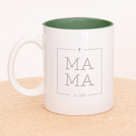 Mama est - Lalelove Tasse Dunkelgrün Tasse lalelove