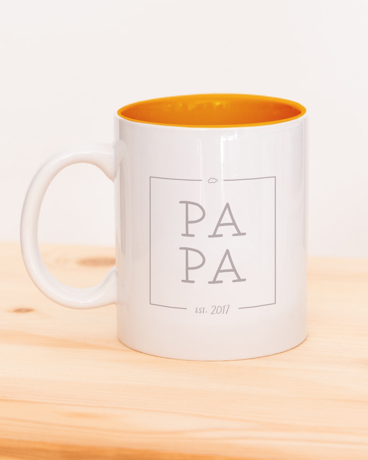 Papa est - Lalelove Tasse Orange Tasse Lieblingsmensch®