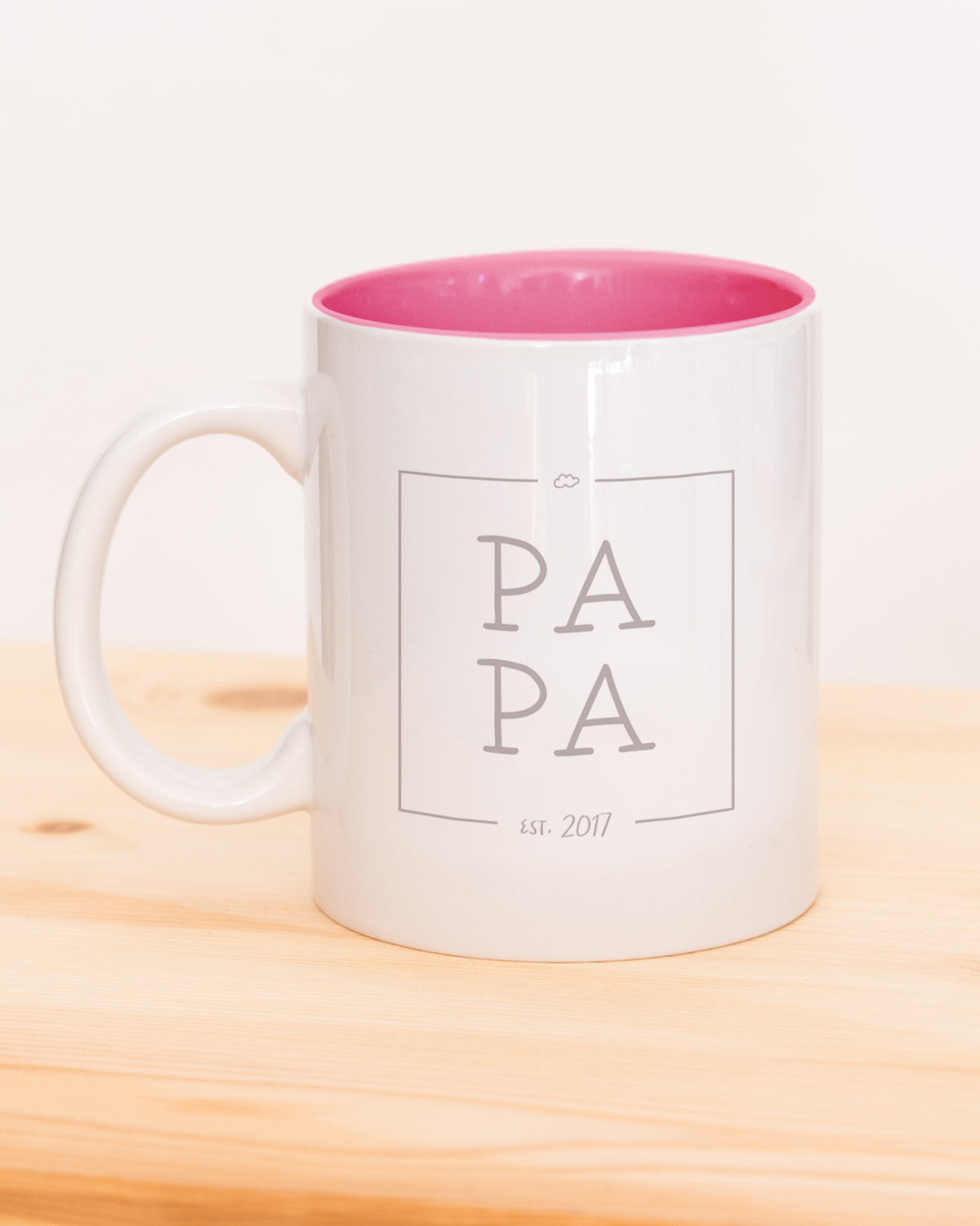 Papa est - Lalelove Tasse Pink Tasse Lieblingsmensch®