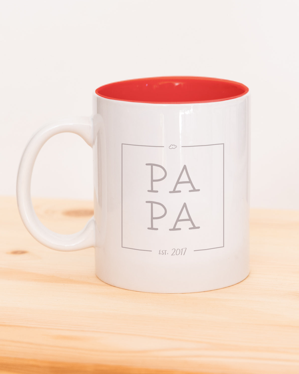 Papa est - Lalelove Tasse Rot Tasse Lieblingsmensch®