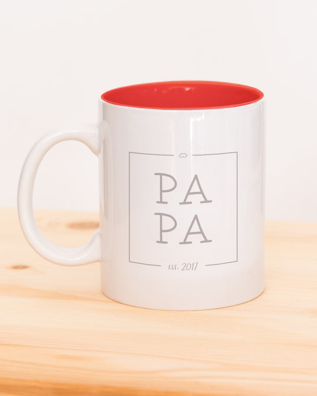 Papa est - Lalelove Tasse Rot Tasse lalelove