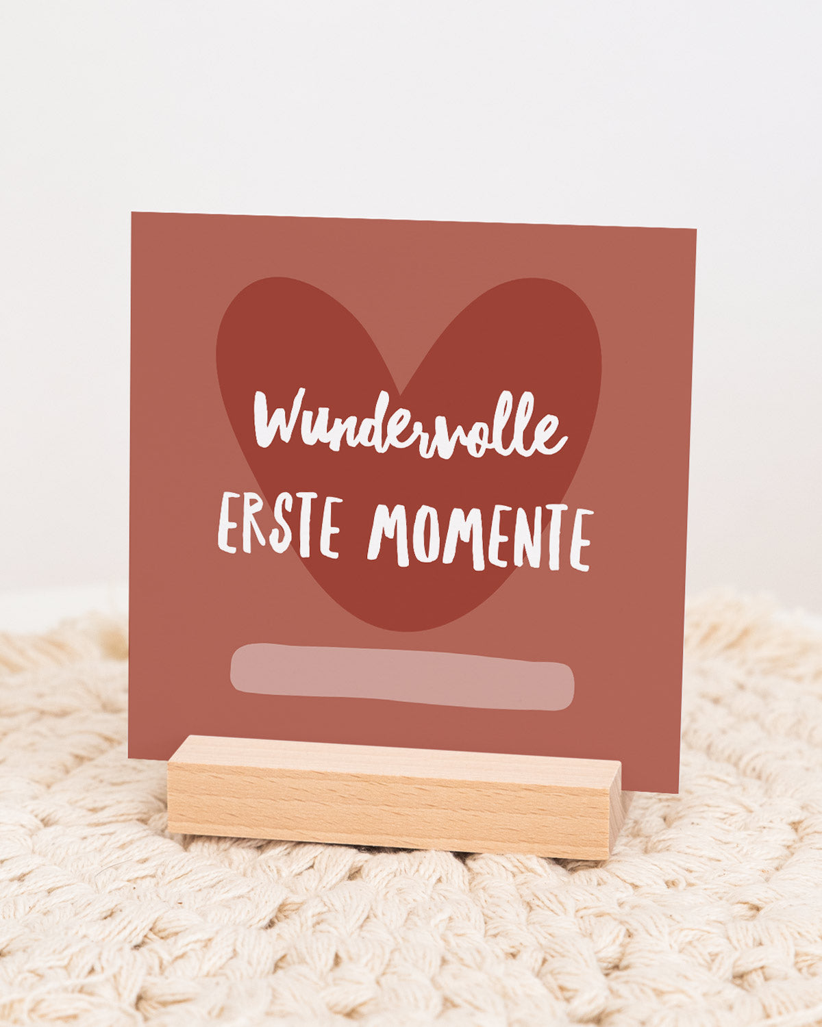 Erste Momente - Meilensteinkarten Karten im Holzaufsteller Lieblingsmensch®