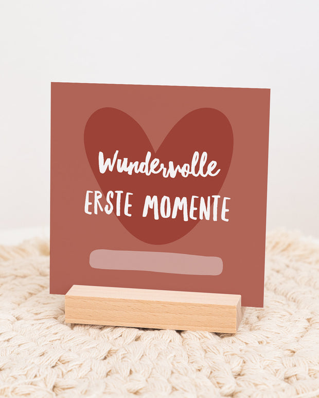 Erste Momente - Meilensteinkarten