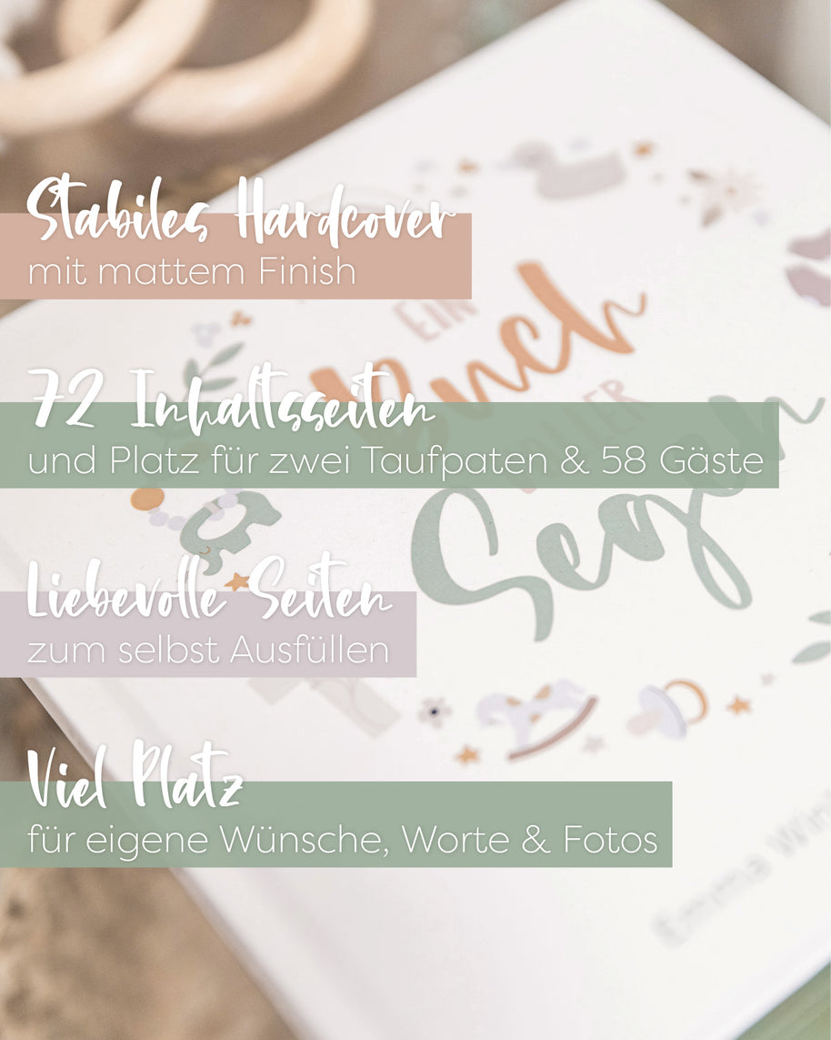 Gästebuch Taufe - Segen