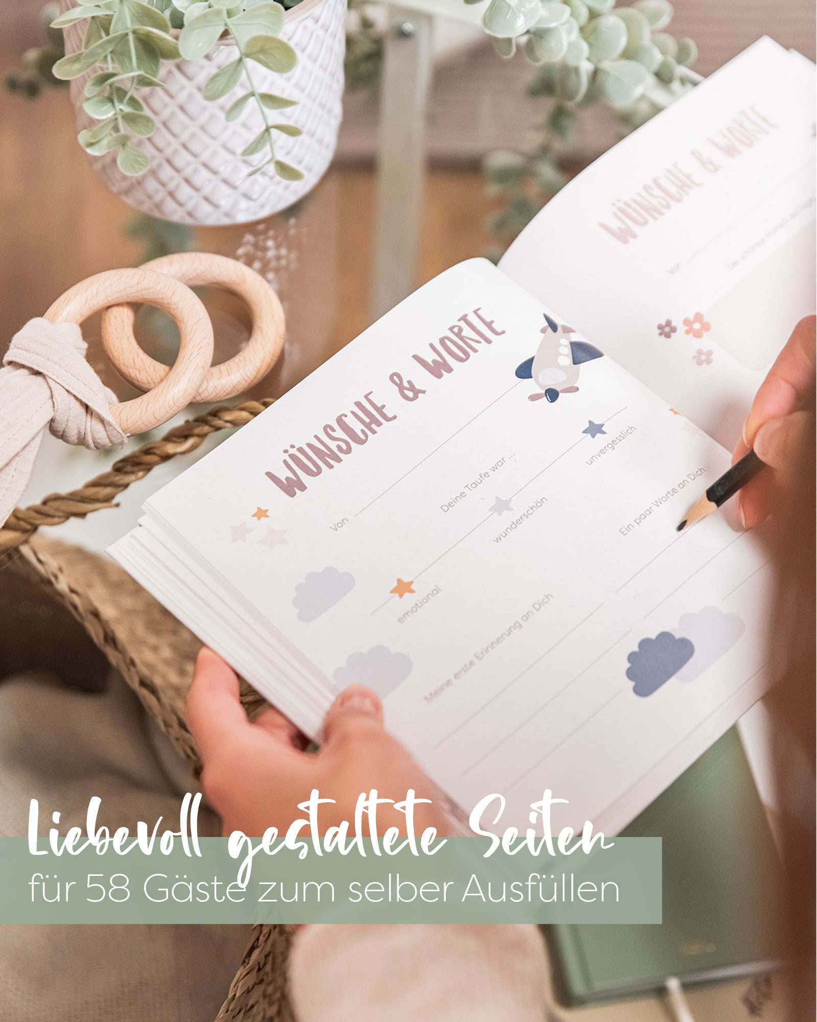 Gästebuch - Taufe | Segen Planer & Bücher Lieblingsmensch®