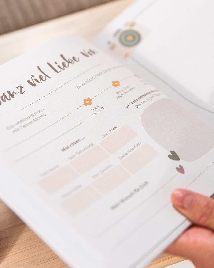 Gästebuch - Deine Babyparty | Vorfreude Planer & Bücher Lieblingsmensch®