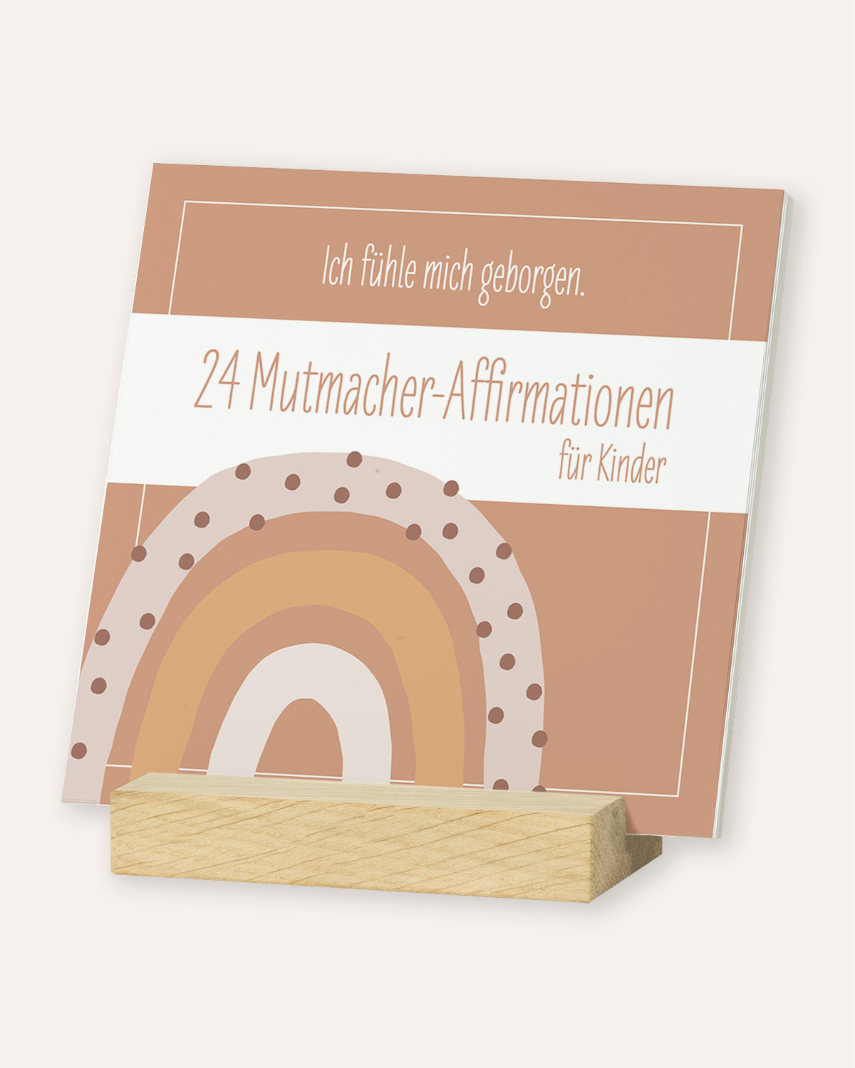 Affirmationskarten für Kinder - Karten im Holzaufsteller Karten im Holzaufsteller Lieblingsmensch®