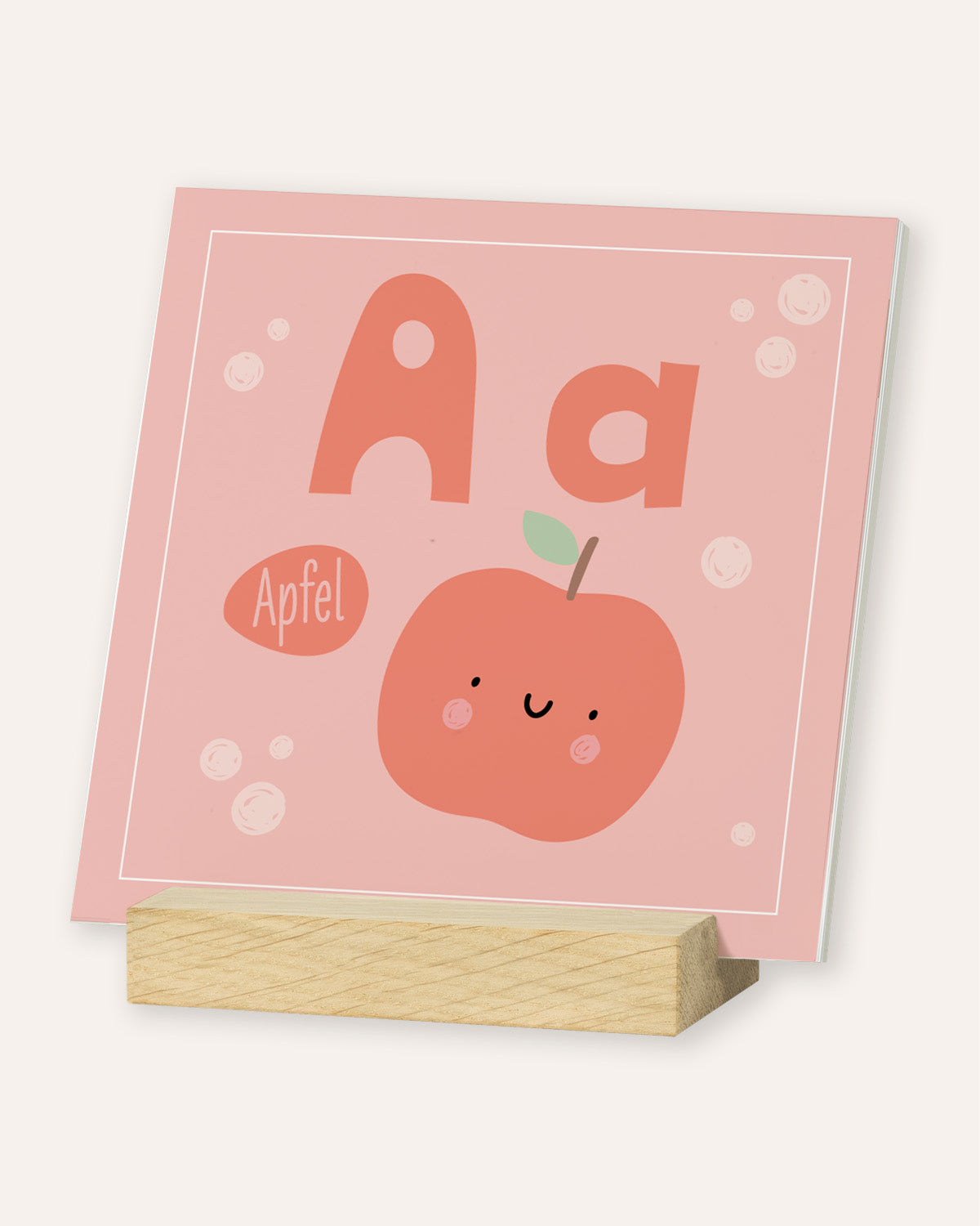 Alphabet - Buchstabenkarten im Holzaufsteller Karten im Holzaufsteller Lieblingsmensch®