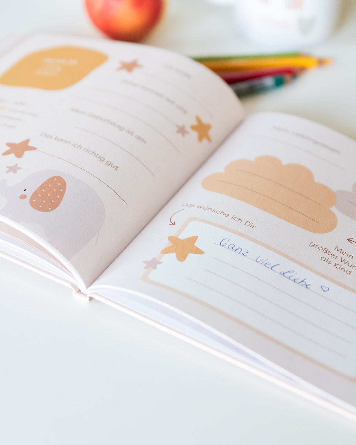 Freundebuch - Kindergarten | Bunt mit Foto Planer & Bücher Lieblingsmensch®