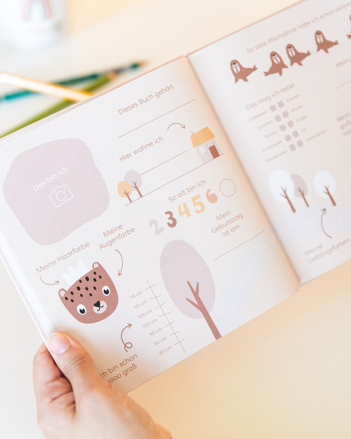 Freundebuch - Kindergarten | Bunt mit Foto Planer & Bücher Lieblingsmensch®