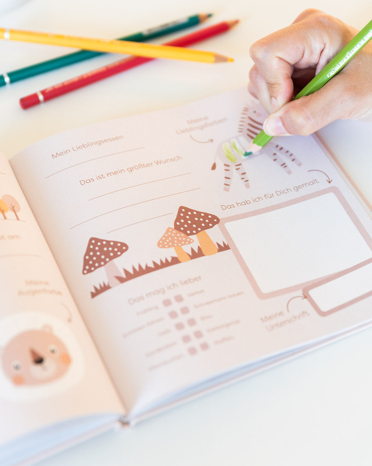 Freundebuch - Kindergarten | Bunt mit Foto Planer & Bücher Lieblingsmensch®