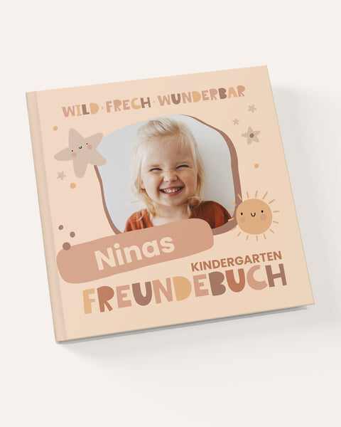 Freundebuch Kindergarten - Dezent mit Foto Planer & Bücher Lieblingsmensch®