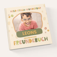 Grundschule Freundebuch für Kinder Geschenk Bunt 