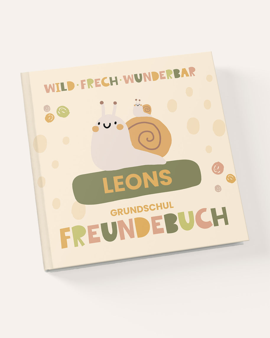 Grundschule Freundebuch für Kinder Geschenk Bunt 