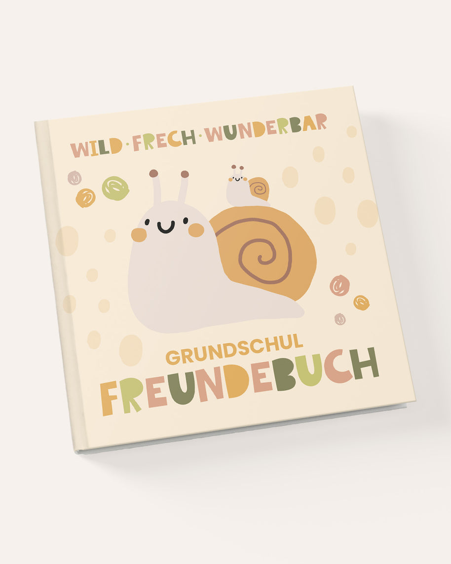 Grundschule Freundebuch für Kinder Geschenk Bunt 