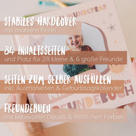 Kindergarten Freundebuch Bunt Geschenk Kinder 