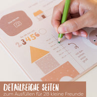 Kindergarten Freundebuch Bunt Geschenk Kinder 