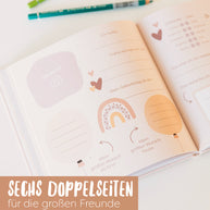 Kindergarten Freundebuch Bunt Geschenk Kinder 