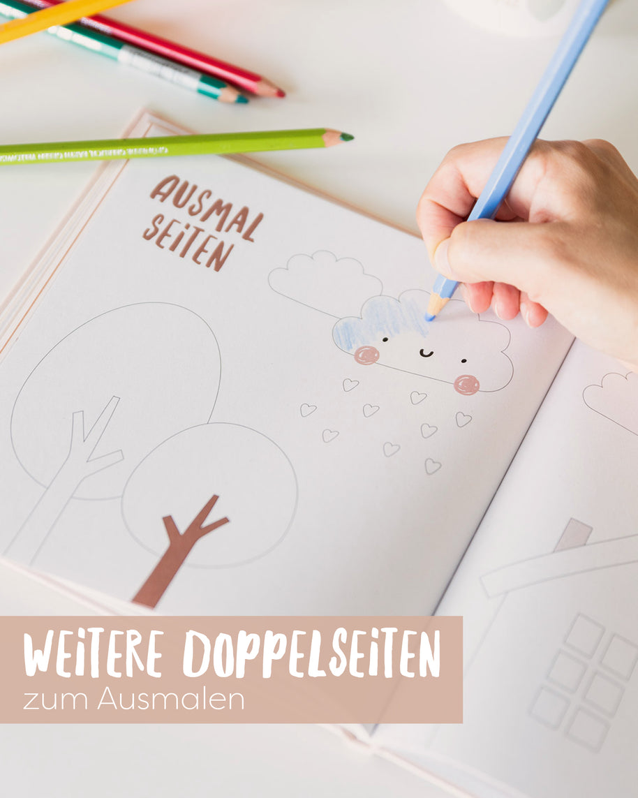 Kindergarten Freundebuch Bunt Geschenk Kinder 