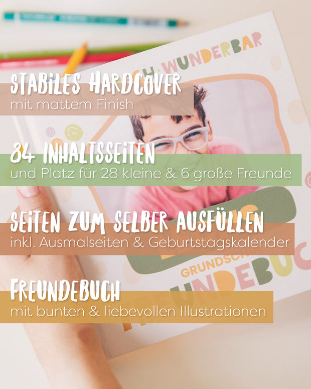 Freundebuch Grundschule - "wild, frech & wunderbar"